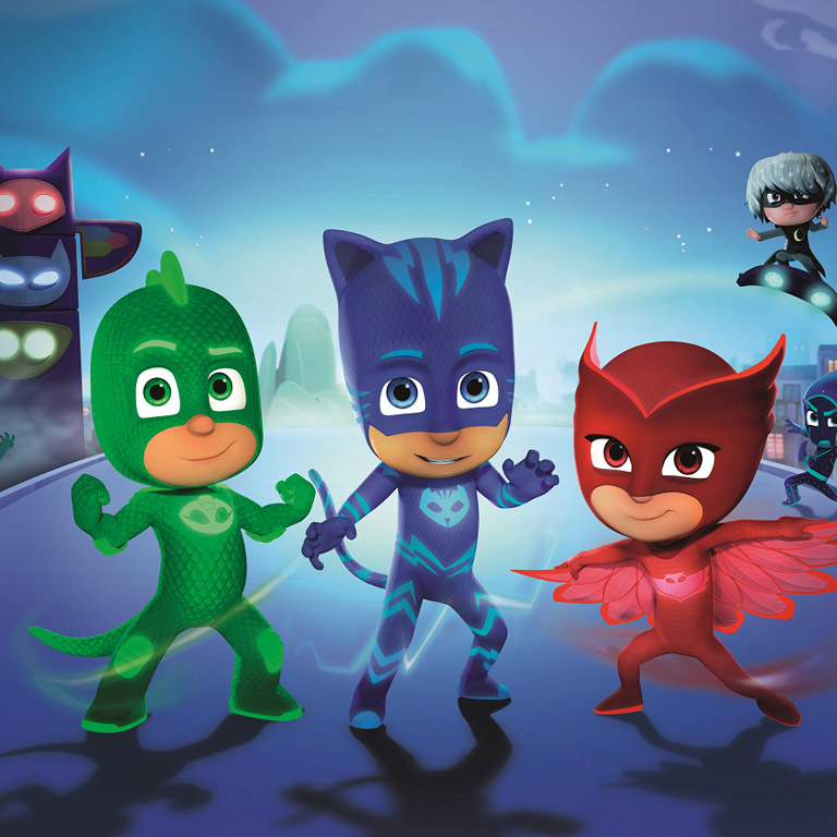 pj masks on daytime enterprises kids